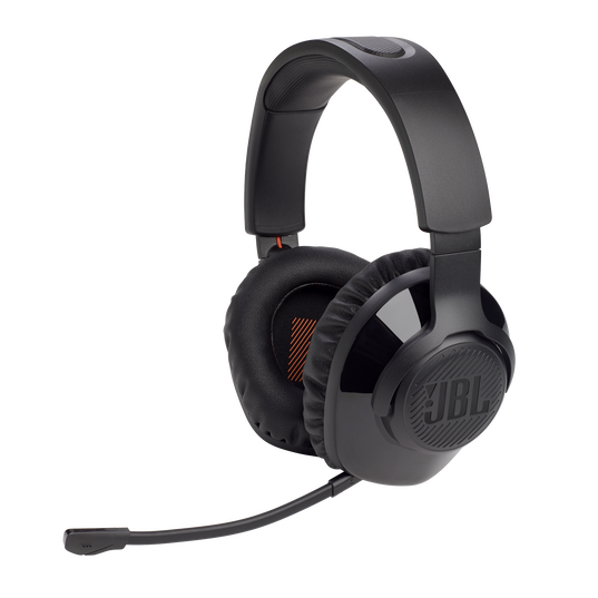 JBL Quantum 350 Wireless - Black - Wireless PC gaming headset with detachable boom mic - Detailshot 3